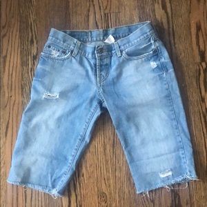 Lucky Brand Bermuda Jean Shorts